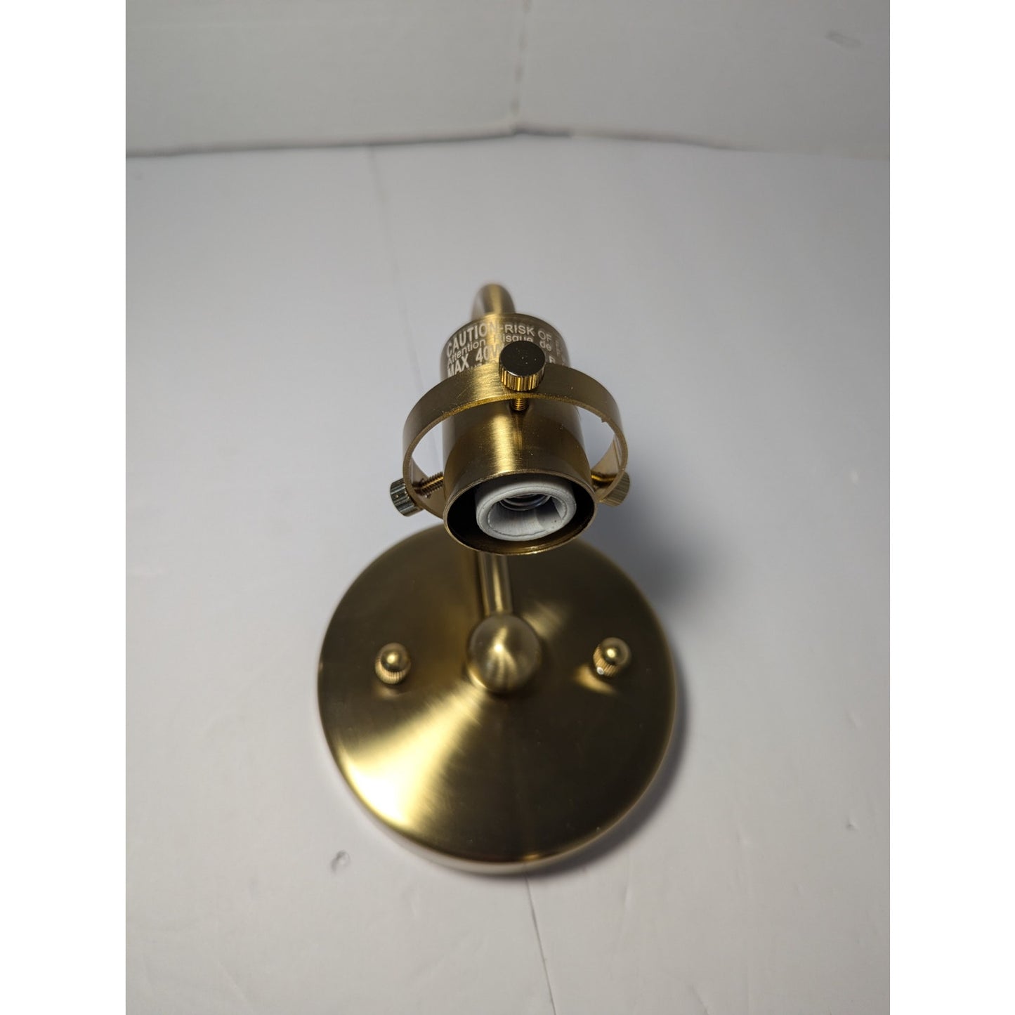 Brass Finished Down Turned Rustic Teardrop Clear Light Fixture