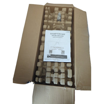 Hampton Bay 52 in Indoor Ceiling Fan Scenic Brushed Nickle Finish