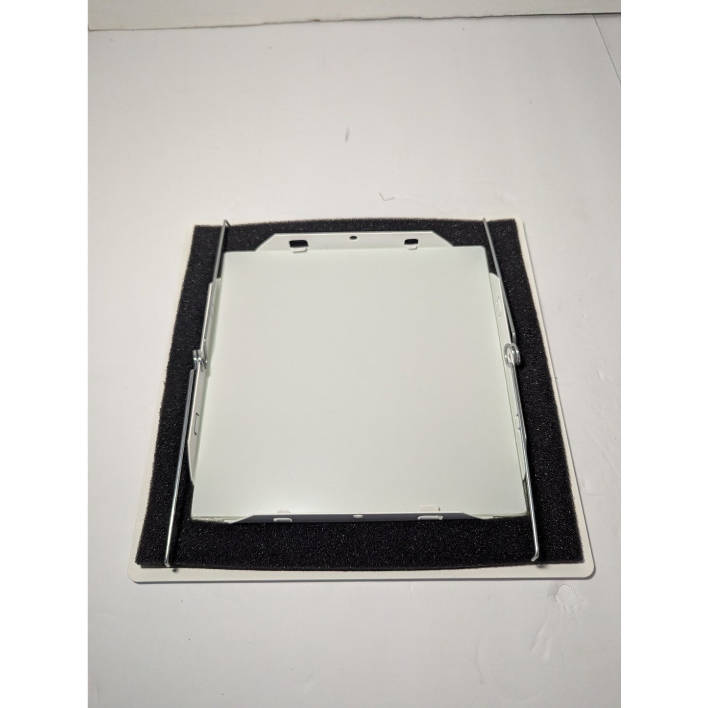 Halo 9'' Square Glass Light Frame Recessed White Albalite Lens 2pk