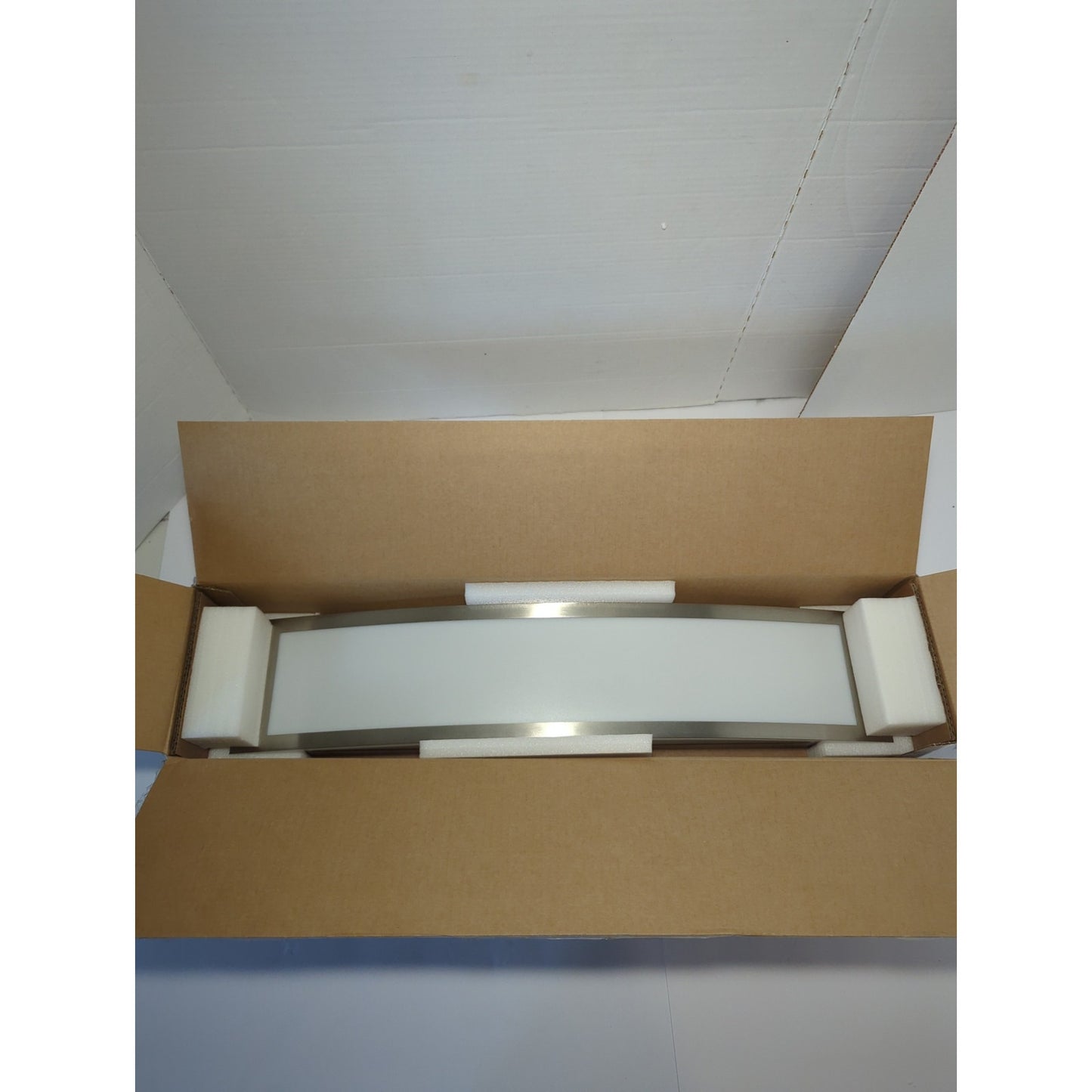 Hampton Bay Woodbury Vanity Fixture Brushed Nickle