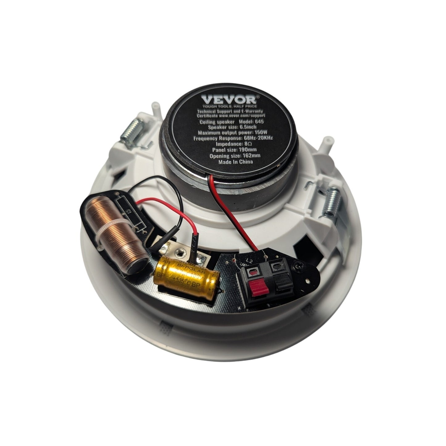 VEVOR Ceiling Speakers Bluetooth 6.5 in 645-BT