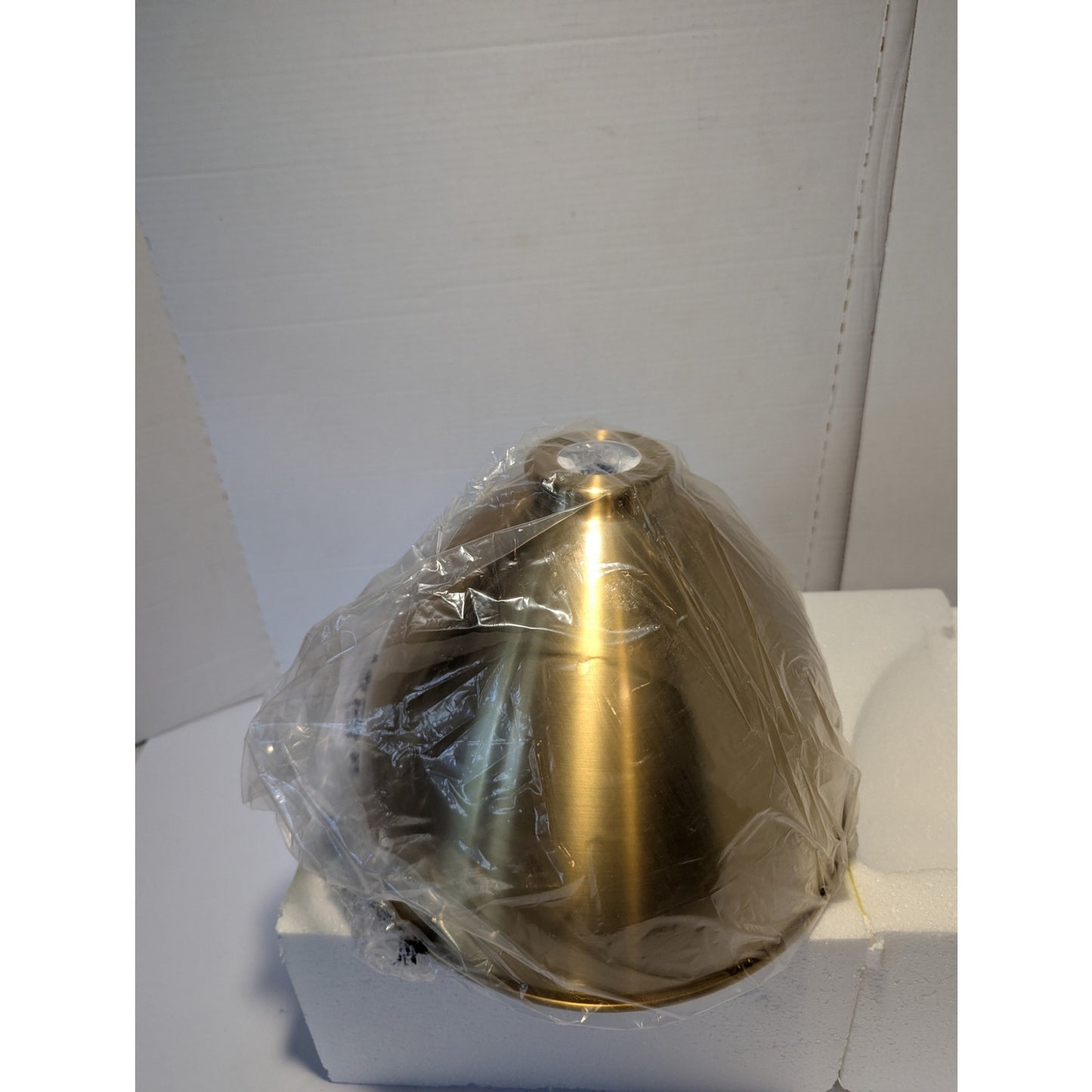 Madison 1-Light Brass Pendant with Metal Shade