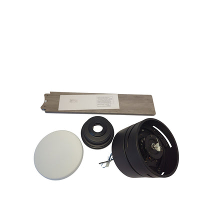 Hampton Bay 52 in Madison Indoor Ceiling Fan Matte Black Frosted Opal Glass Shade