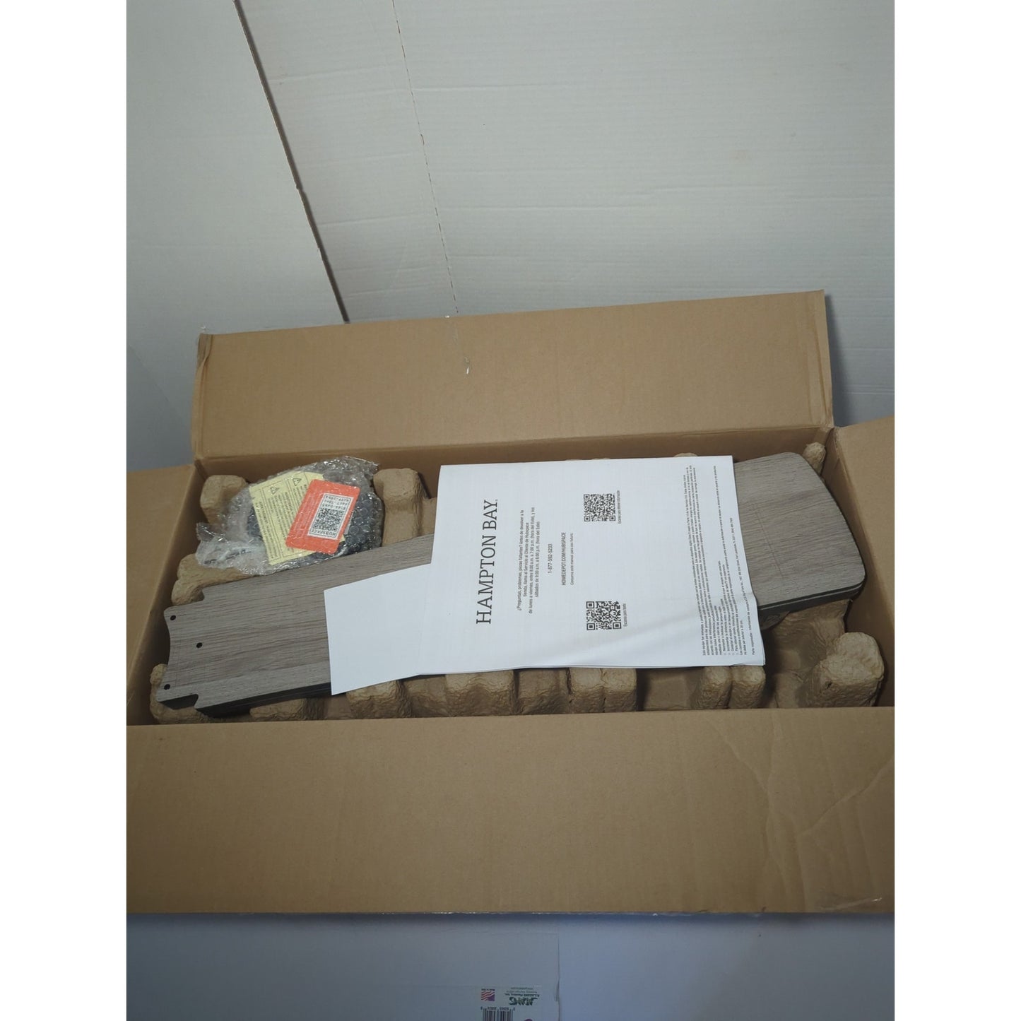 Hampton Bay Smart Indoor Ceiling Fan Light 52'' Fanelee