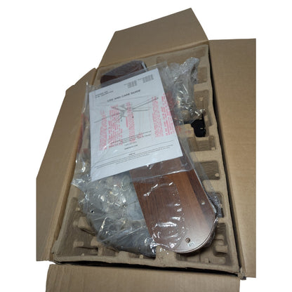 Hugger 52 in Indoor LED Ceiling Fan Brushed Nickel Frosted Opal