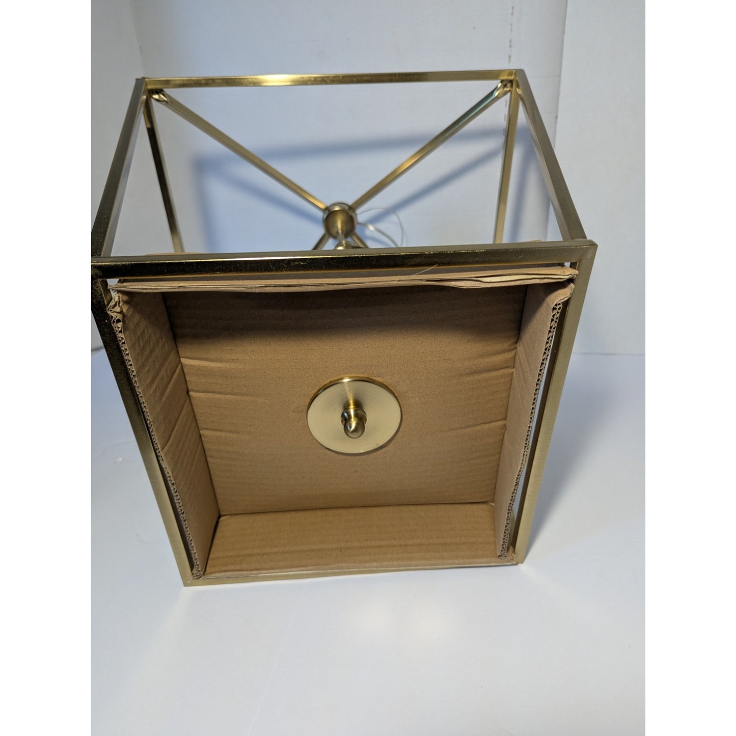 Home Decorators Weyburn 6 Light Farmhouse Gold Chandelier