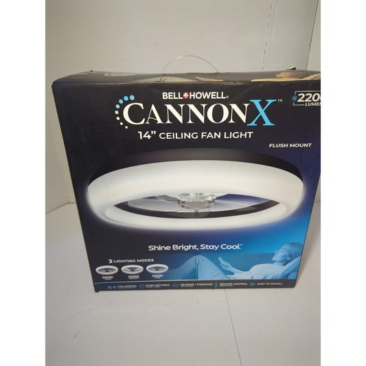 Bell+Howell 14'' Ceiling Fan And Light